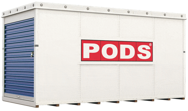 Water Damage Restoration - PODS Container