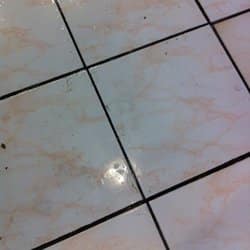 Dirty tile and grout